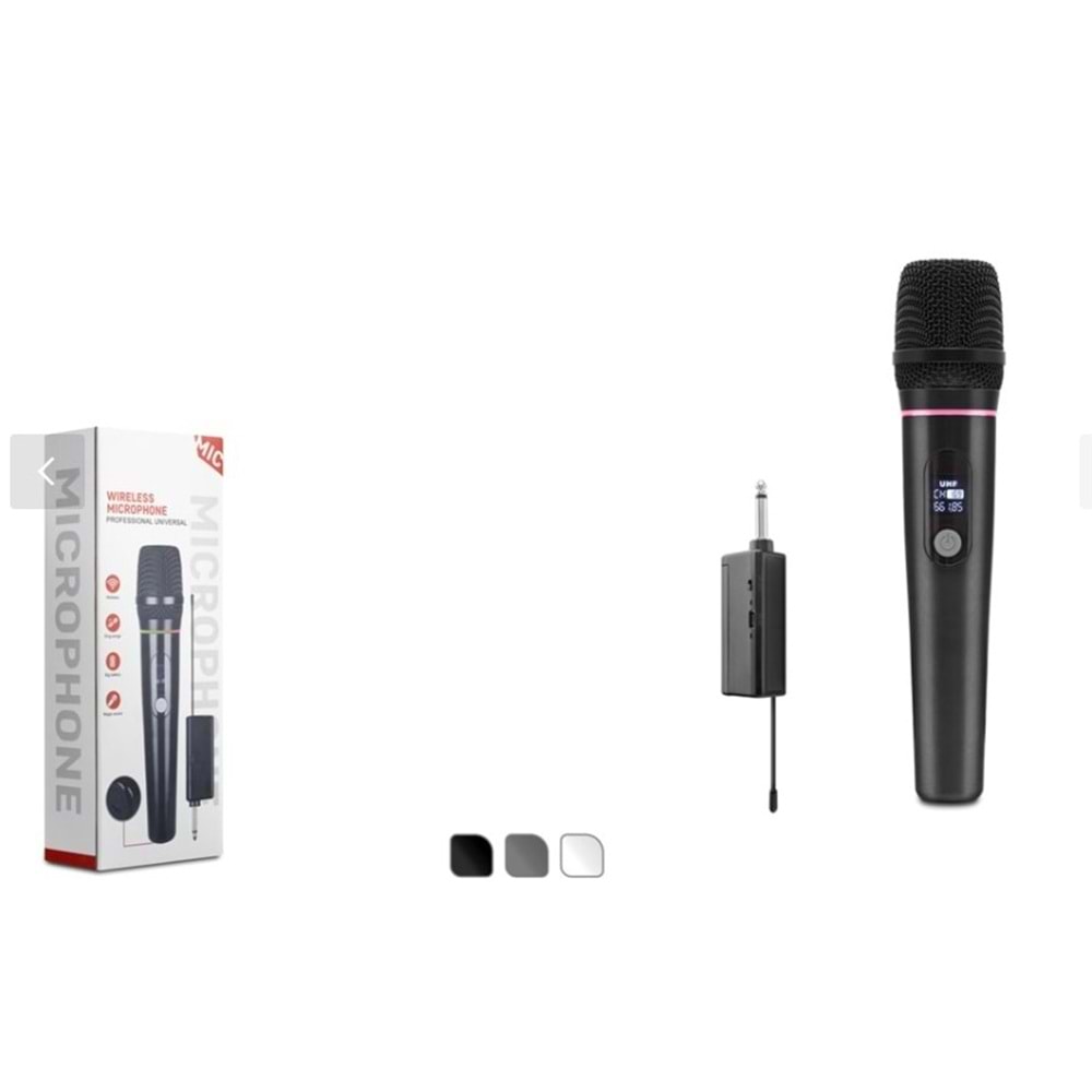 Hadron HDX2790 UHF Kablosuz Mikrofon 6.35 mm Siyah