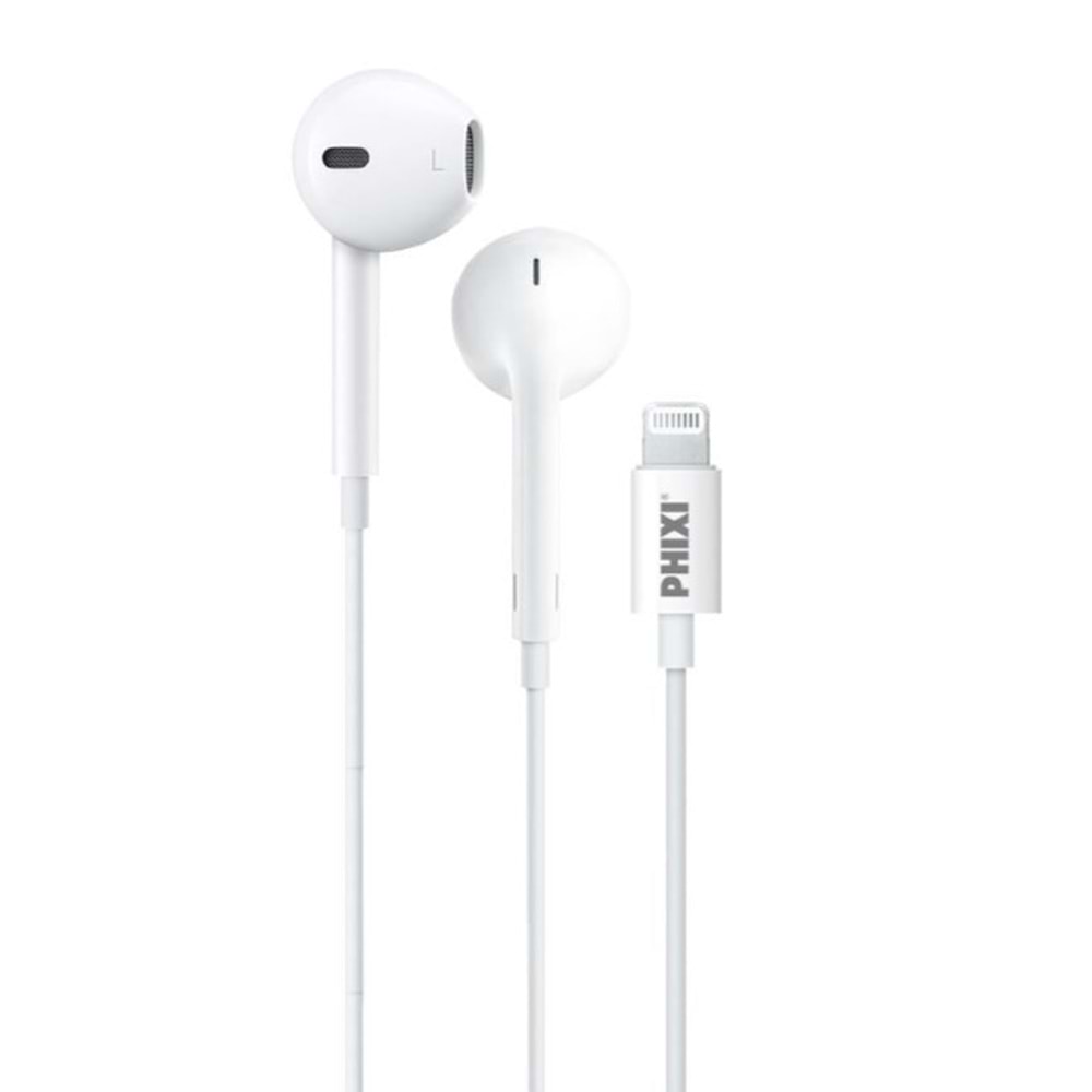 Phixi Basic BL-İ7 Mikrofonlu Lightning Girişli Ear Pods Kulaklık