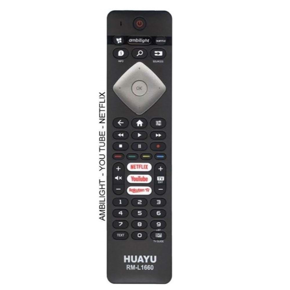 Swat KK9867 Philips RM-L1660 Smart Tv Kumandası Ambiligt, Netflix