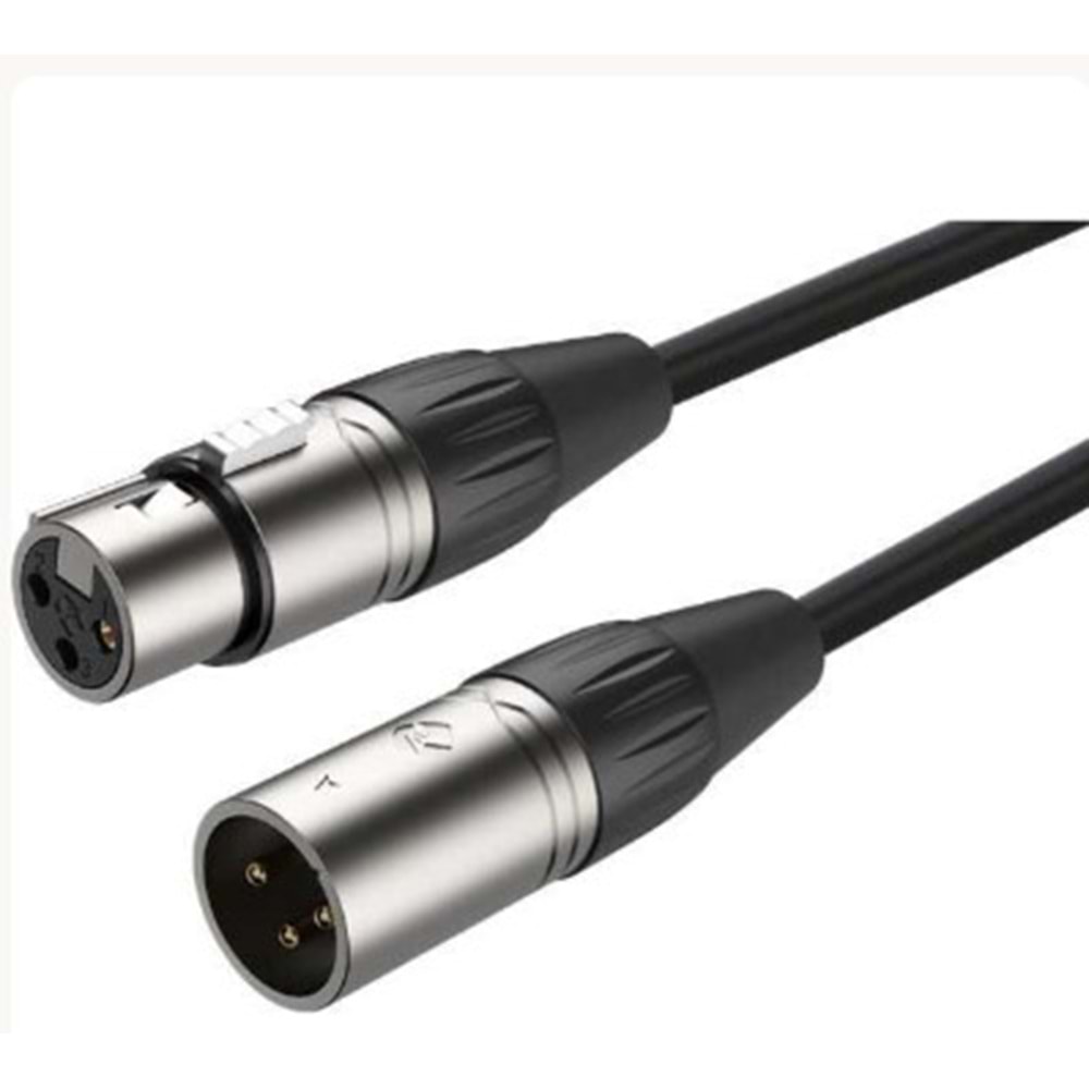 Roxtone RX-K12115 XLR Erkek - XLR Dişi 15 Metre Kablo