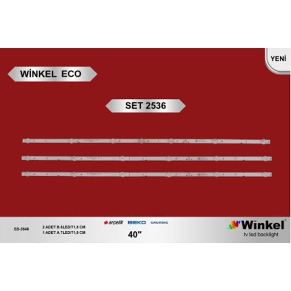 Winkel Eco SET-2536 Arçelik-Beko 40