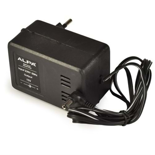 Alpa 10048 15 Volt Matkap Adaptör