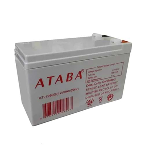 Ataba AT-1290G 12 Volt 9 Amper Jel Akü