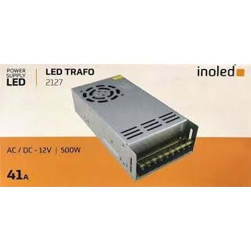 İnoled 2127 12 Volt 41 Amper Metal Kasa Adaptör - 42 Metre Led İçin