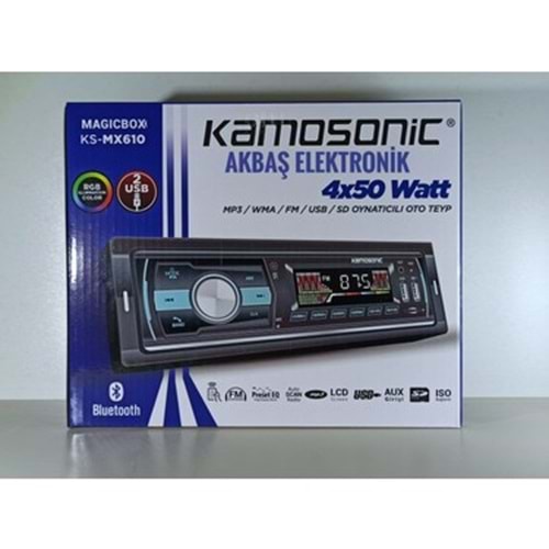 Kamosonic KS-MX610 4x50 Watt Oto Teyp
