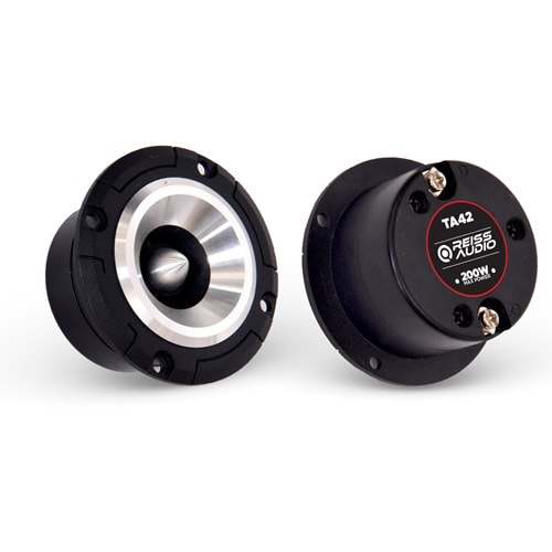 Reiss Audio RS-TA42 200 Watt Max Power+6 Ohm Super Bullet Tweeter 2 Li Takım Halinde