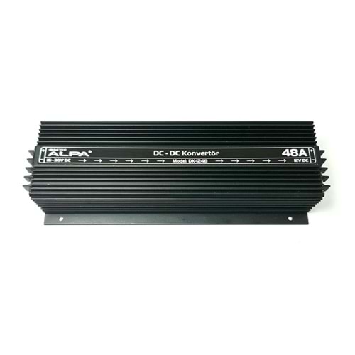 Alpa DK-1248 16-30 Volt Arası Giriş - 12 Volt Çıkış 48 Amper Dönüştürücü Adaptör