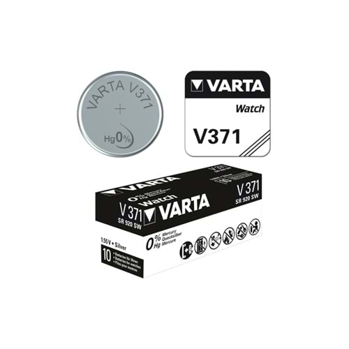 Varta V371 SR920SW 1.55 Volt Saat Pili