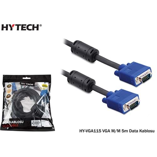 Hytech HY-VGA115 Vga M/M 5 Metre Data Kablosu