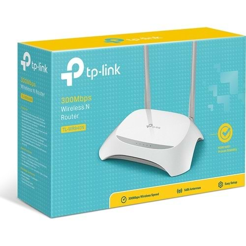 Tp-Link TL-WR840N 300 Mbps Kablosuz 4 Portlu Menzil Genişletici/Access Point/Router