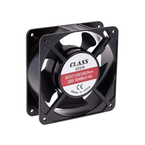 Class CF-278 120X120X38 Ac 220 Volt 2 Pin 50/60 Hz 0.14A Fan