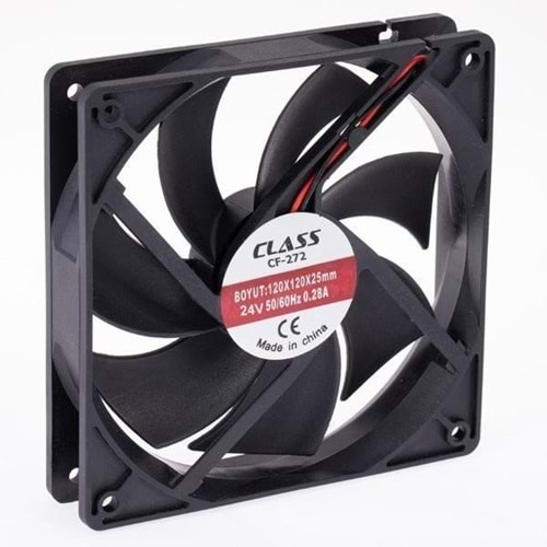 Class CF-272 120X120X25 Dc 24 Volt 2 Pin 50/60 Hz 0.17A Fan