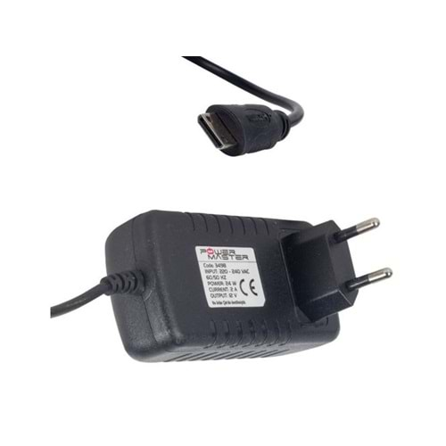 Powermaster PM-3498 12V 2A Mini Hdmi Uç Pos Makinesi Adaptörü