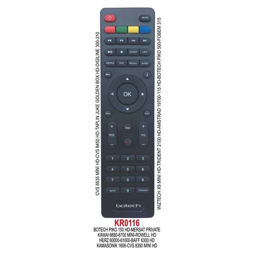 Swat KR0116 Botech Piko 150 Mini Hd Uydu Kumandası