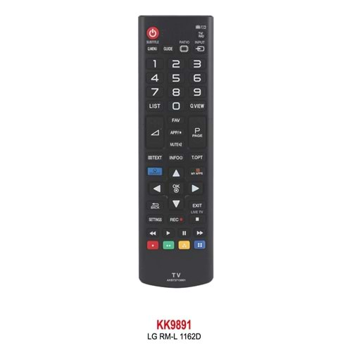 Swat KK9891 Lg RM-L1162D Smart-My Apps Lcd-Led Tv Kumandası