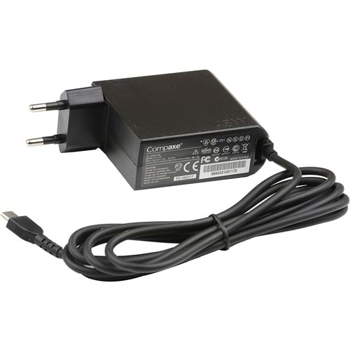 Compaxe CLI-702 Imb/Lenova 60 Volt 2.25 Amper Or 12 Volt 3 Amper Or 5 Volt 2 Amper 45 Watt Type-C Notebook Adaptör