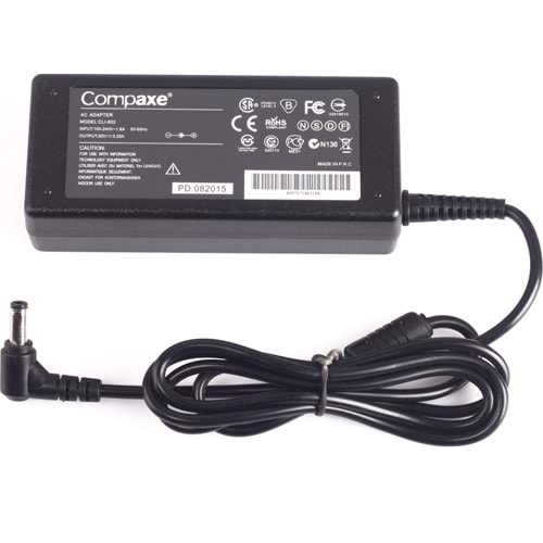 Compaxe CLI-602 Ibm 20V 3.2A Amper 5.5mm x 2.5mm Notebook Adaptörü