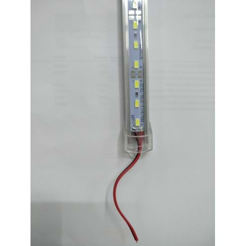 12 Volt Beyaz 5730 Smd Şeffaf Kalıplı 72 Led 1 Metre Bar Led