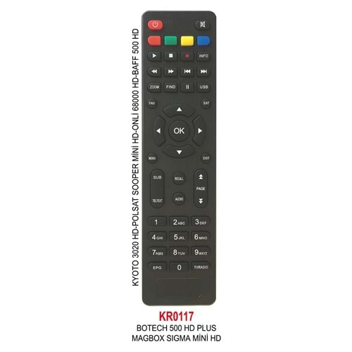 Swat KR0117 Botech Piko 500-Magbox Uydu Kumandası