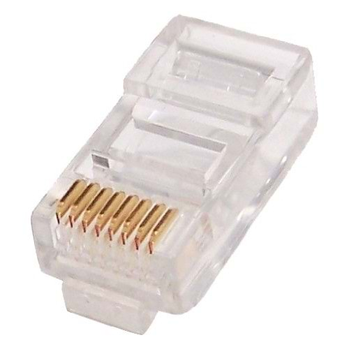 Uptech MP105 Cat5E Utp Rj45 Modular Plug Ethernet Jack 100 Adet