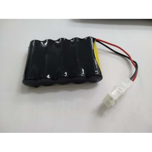 Efcell 5'Li 6 Volt 700 mAh 2 Pin Beyaz Tamiya Soketli Oyuncak Pili