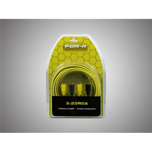 For-X X-25Rca 5 Metre Anfi Kablosu
