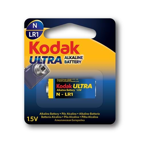 Kodak Ultra LR1 1.5 Volt Alkalin Pil Tekli Paket Halinde