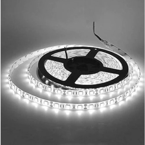 İnoled 4324-01 12 Volt 4040 Beyaz 3 Çip 60 Led Silikonsuz İç Mekan Şerit Led - 5 Metre