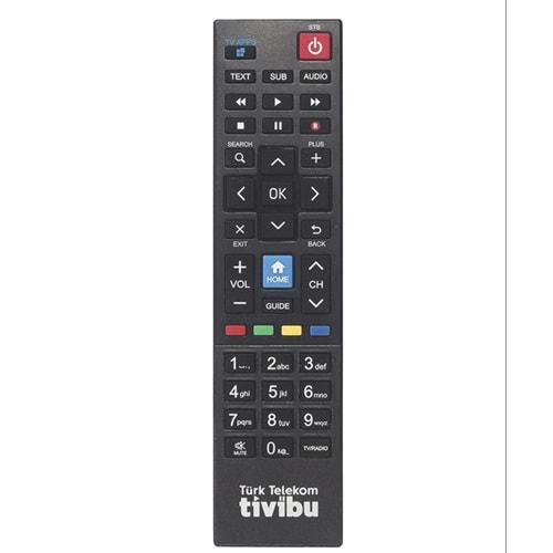 Swat KR8810 Tivibu Hd Home Tv Tuşlu Uydu Alıcı Kumandası