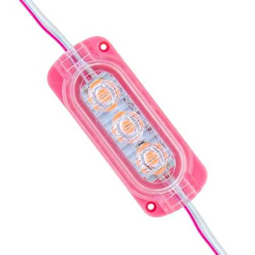 Powermaster 7515 12V 0.6W Pembe 65mm x 25mm IP65 120 LM 160 Derece 2835 Modül Led