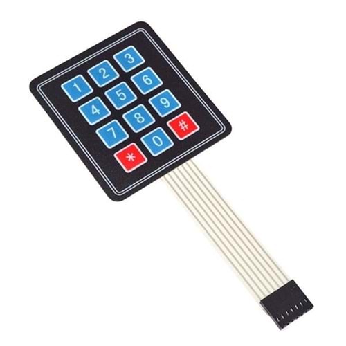 Arduino ARD-YDP 1693 4x3 Membran Tuş Takımı