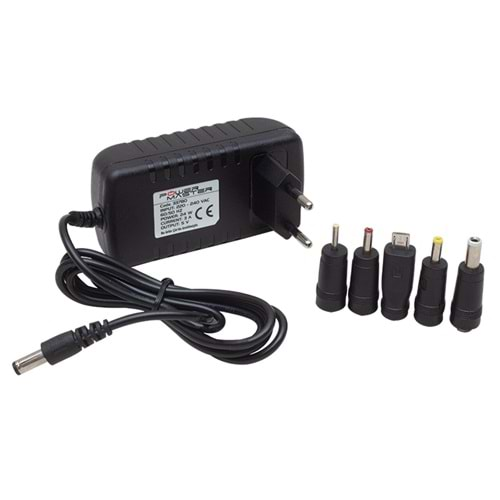 Powermaster PM-33780 5 Volt 3 Amper 15 Watt 5 Uçlu Universal Çok Amaçlı Adaptör