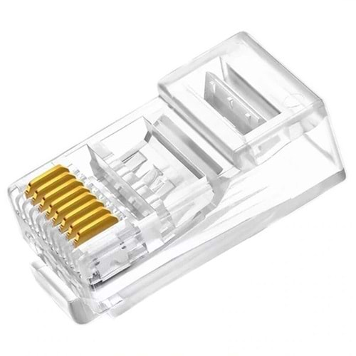 Elektromer 18439 EZ RJ45 Cat5-Cat6 Açık Uçlu Delikli Soket 8P-8C 100 Lü Paket Halinde