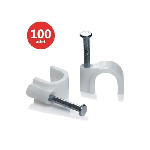 Powermaster 11153 No:8 Çelik Çivili Kroşe - 100 Lü Paket Halinde