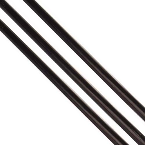 Siyah Kalın Mum Çubuk Silikon 12mm 30cm - HZHP12