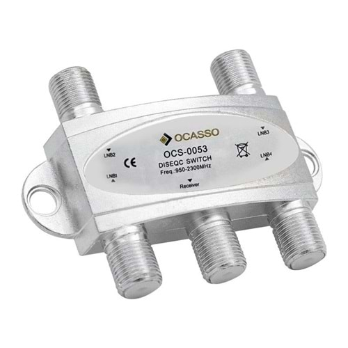 Ocasso OCS-0053 1x4 Diseqc Switch 950-2400MHZ 3DB