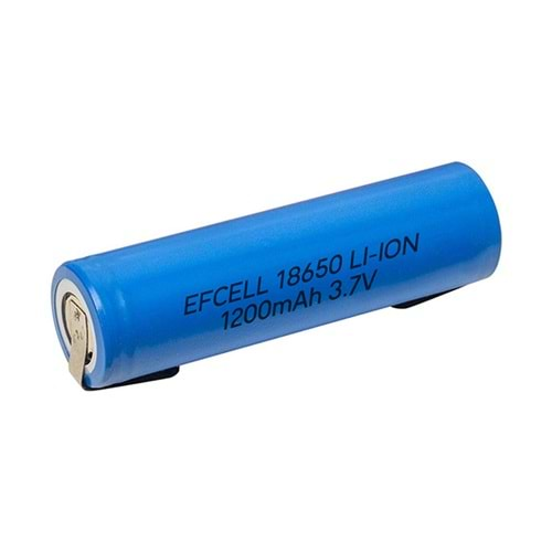 Efcell 14744 18650 1200 MA 3.7 Volt Li-On Şarjlı Pil (Puntalı-Başlıksız)