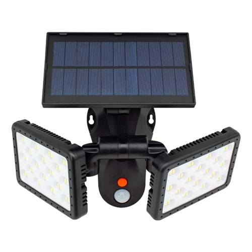 Powermaster 7144 W770A Sensörlü 144 SMD Ledli Solar Aydınlatmalı Duvar Lambası