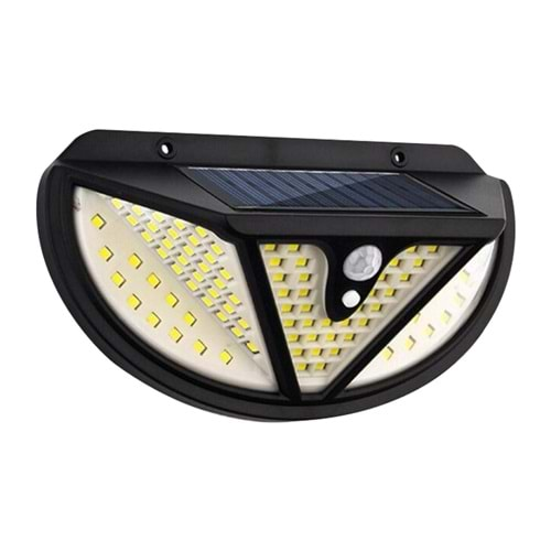 Powermaster 7333 MX-118 118 SMD Ledli Hareket Sensörlü Üç Modlu Solar Duvar Lambası