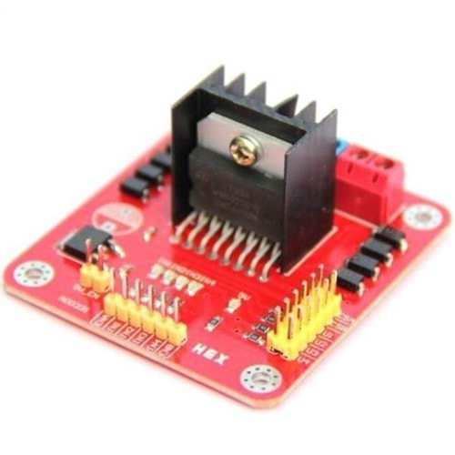 Arduino RC-10061 L298N Çift H Köprülü DC Step Motor Sürücü Kartı