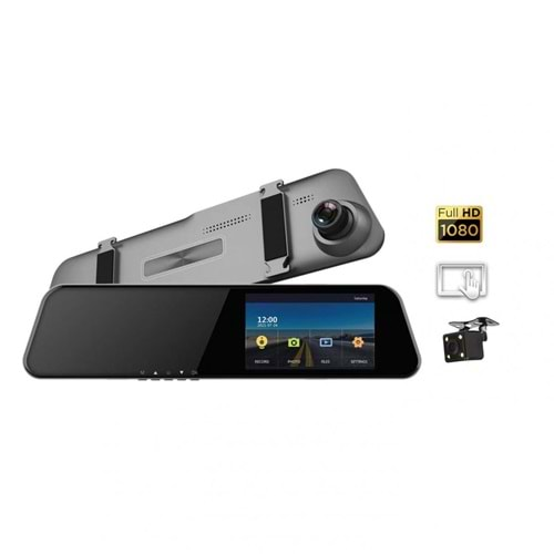 Newfron NF-M43 Dual Lens Car Dvr Aynalık Kamera