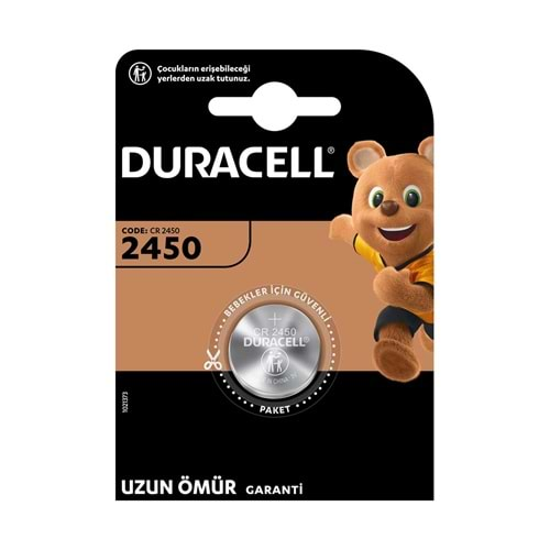 Duracell CR-2450 3 Volt Para Pil