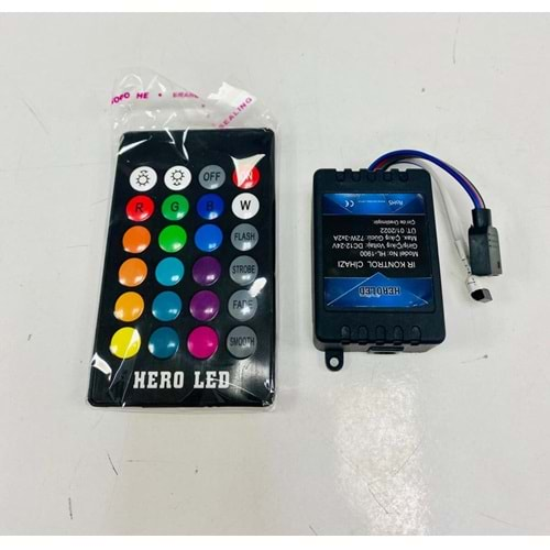 Heroled HL-1900 3x2A 72W Rgb Led Kontrol Cihazı