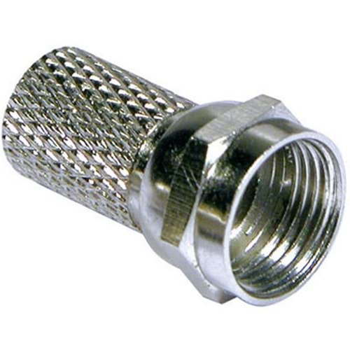 Fully E320A RG6 F Konnektör - 100 Lü Paket Halinde
