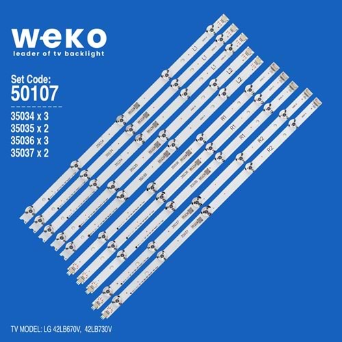 Weko Wkset-5107 35034x3/35035x2 LG 42