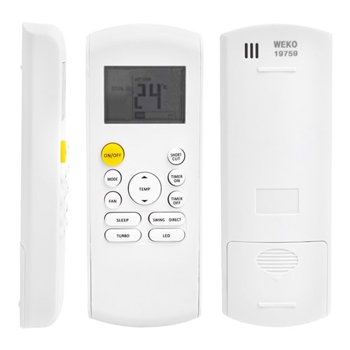 Weko KK 19759 Profilo-Daylux-Airfel-Bosch-Daikin Klima Kumandası (RG57B/BGE)