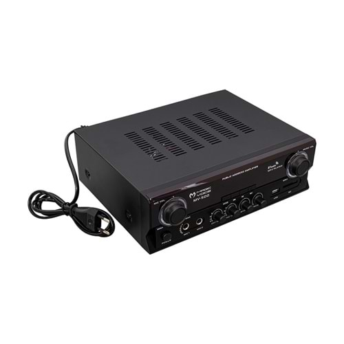 Magicvoice MV-500 80 Watt Usb-Sd-Bluetooth 2 Bölgeli Hat Trafolu Anfi