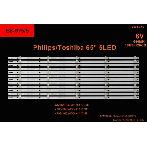 Winkel SET-2360 MLD321x12 Philips 55