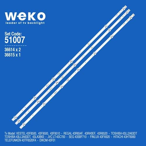 Weko Wkset-6007 Vestel 43