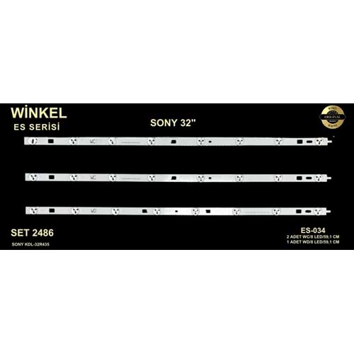 Winkel SET-2486 MLD5032x2/MLD5033x1 Sony 32